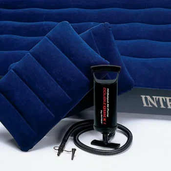 Madrac Na Napuhavanje 203 × 152 × 22 Cm S Klipnom Pumpom Intex 68765 5
