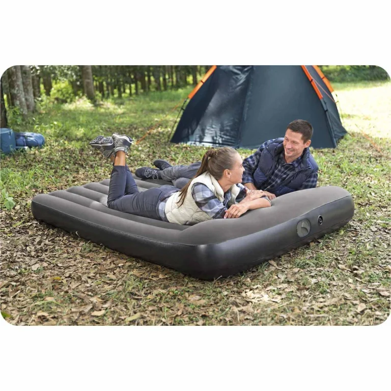 Madrac Na Napuhavanje 203 × 152 × 30 Cm S Električnom Pumpom Bestway 671bs 3