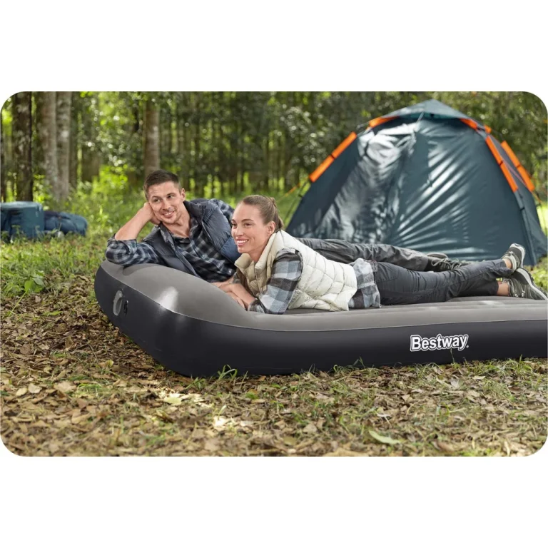 Madrac Na Napuhavanje 203 × 152 × 30 Cm S Električnom Pumpom Bestway 671bs 4