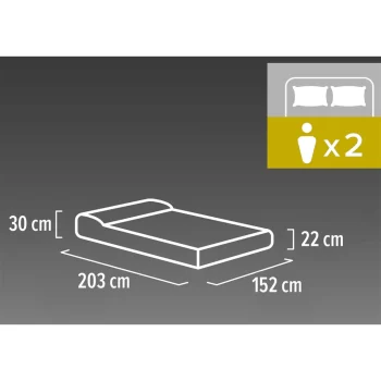 Madrac Na Napuhavanje 203 × 152 × 30 Cm S Električnom Pumpom Bestway 671bs 8