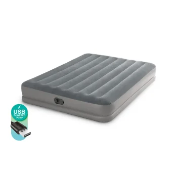 Madrac Na Napuhavanje 203 × 152 × 30 Cm S Ugrađenom Električnom Pumpom Intex 64114 13
