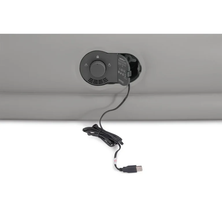Madrac Na Napuhavanje 203 × 152 × 30 Cm S Ugrađenom Električnom Pumpom Intex 64114 14