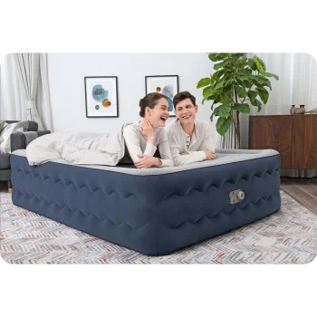 Madrac Na Napuhavanje 203 × 152 × 51 Cm S Električnom Pumpom Bestway 6716p 2