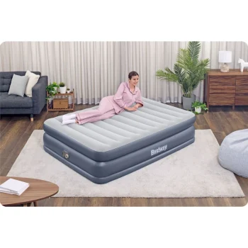 Madrac Na Napuhavanje 203 × 152 × 51 Cm S Električnom Pumpom Bestway 67925 5