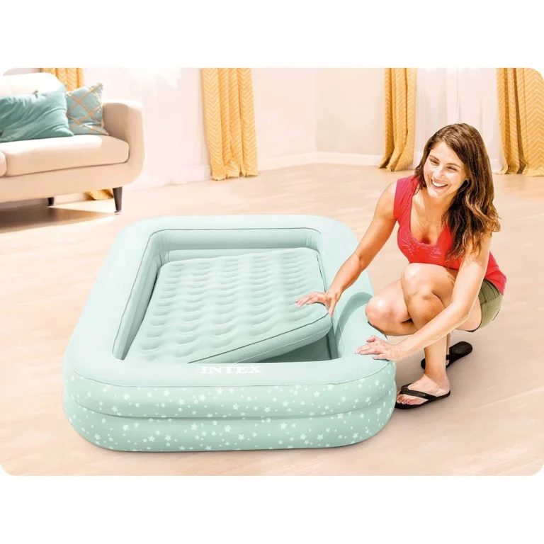 Madrac Na Napuhavanje Za Djecu 168 × 107 × 25 Cm Intex 66810 7