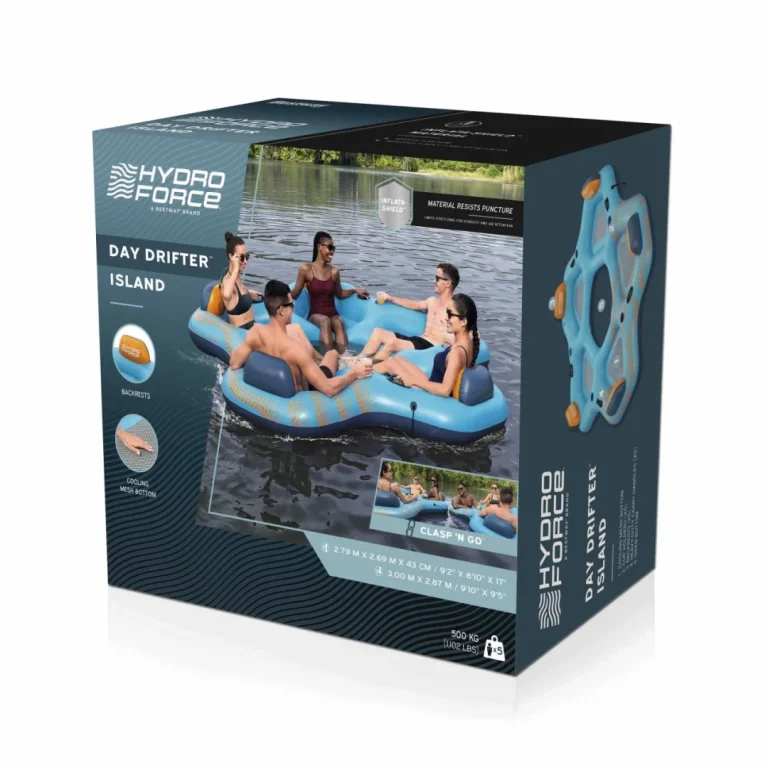 Madrac Za Plivanje S Otočnim Efektom Hydro Force 300/287 Cm Bestway 11