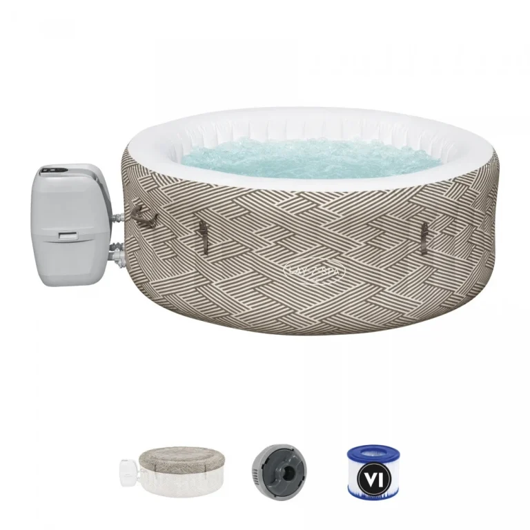 Madrid Lay Z Spa Jacuzzi Za Vrt Bestway Za 4 Osobe + Pumpa S Filterom + Navlaka 1