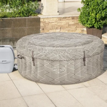 Madrid Lay Z Spa Jacuzzi Za Vrt Bestway Za 4 Osobe + Pumpa S Filterom + Navlaka 5