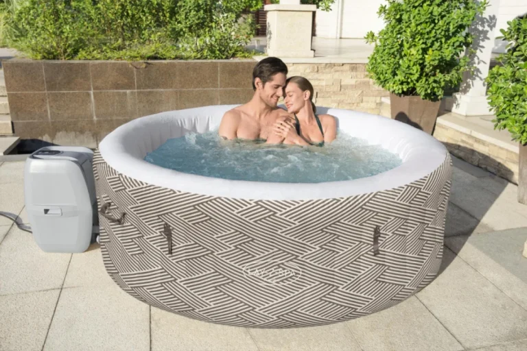 Madrid Lay Z Spa Jacuzzi Za Vrt Bestway Za 4 Osobe + Pumpa S Filterom + Navlaka 7