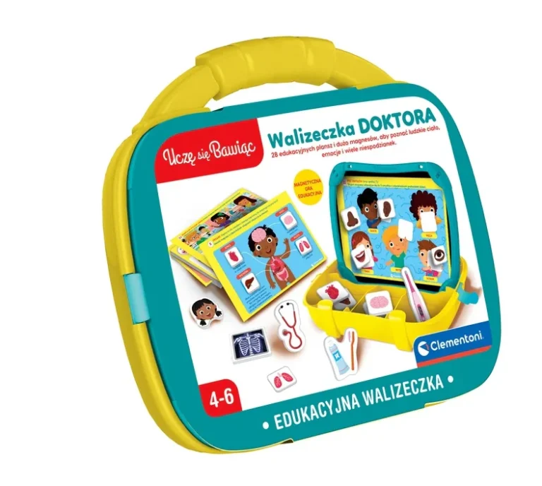 Magnetna Edukativna Liječnička Kutija Clementoni 50393, Poljski Jezik 6
