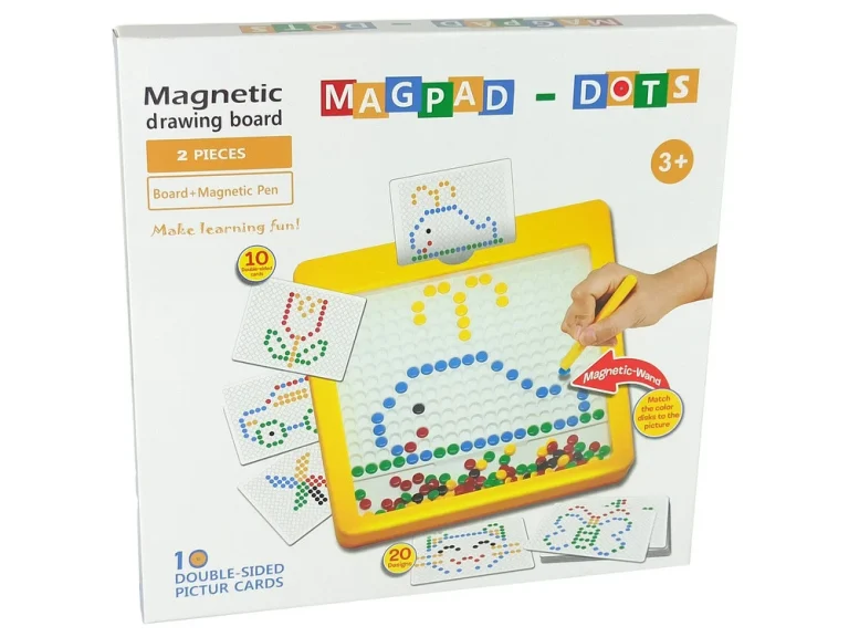 Magnetna Ploča 100 žutih Perli 5