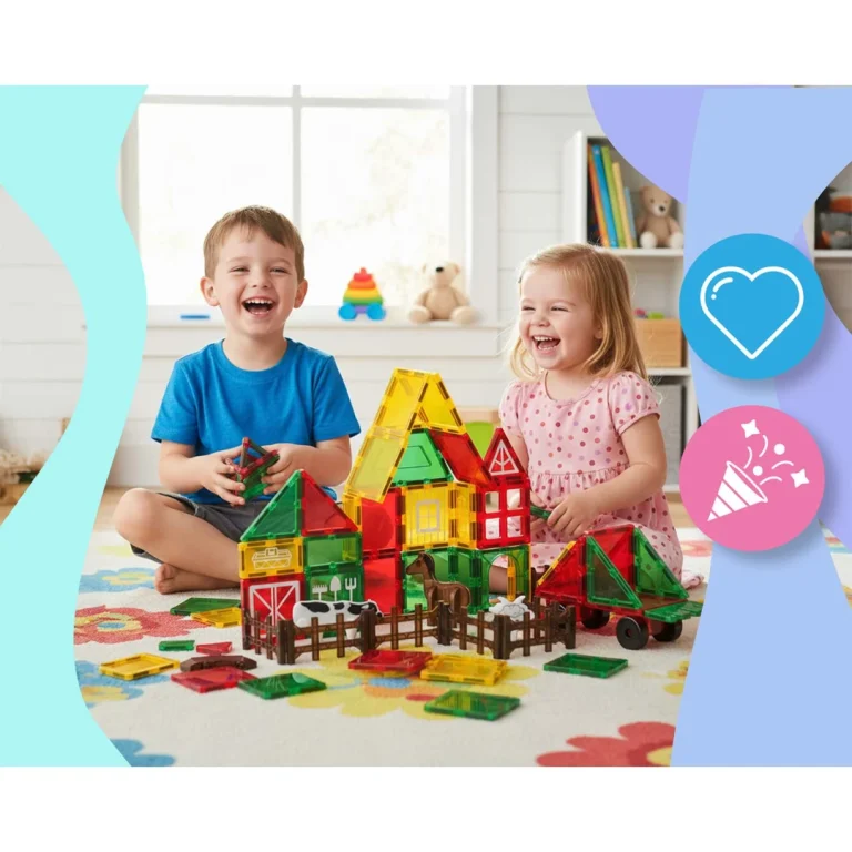 Magnetne Edukativne Građevinske Kocke Životinjska Farma Rk 781 Ricokids 13