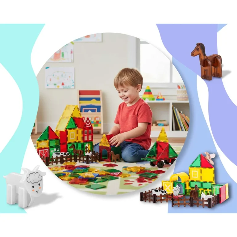 Magnetne Edukativne Građevinske Kocke Životinjska Farma Rk 781 Ricokids 8