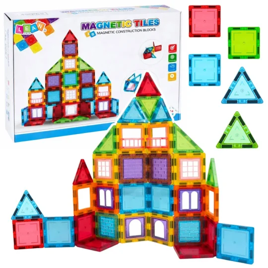 Magnetne Kocke 3d, šareni Set, 45 Dijelova 1