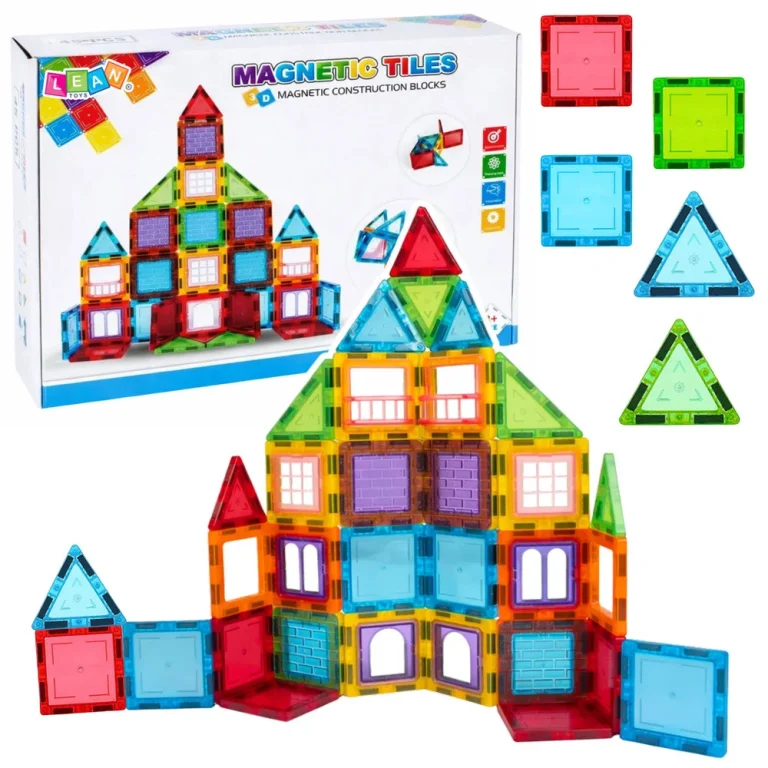 Magnetne Kocke 3d, šareni Set, 45 Dijelova 1
