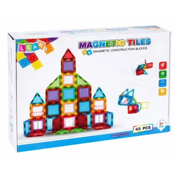 Magnetne Kocke 3d, šareni Set, 45 Dijelova 4
