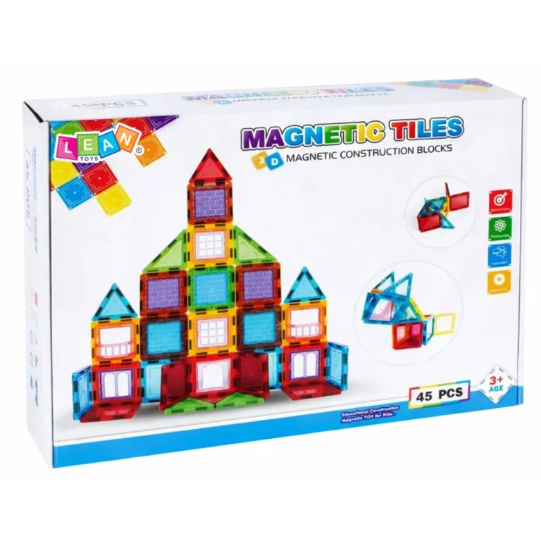 Magnetne Kocke 3d, šareni Set, 45 Dijelova 4