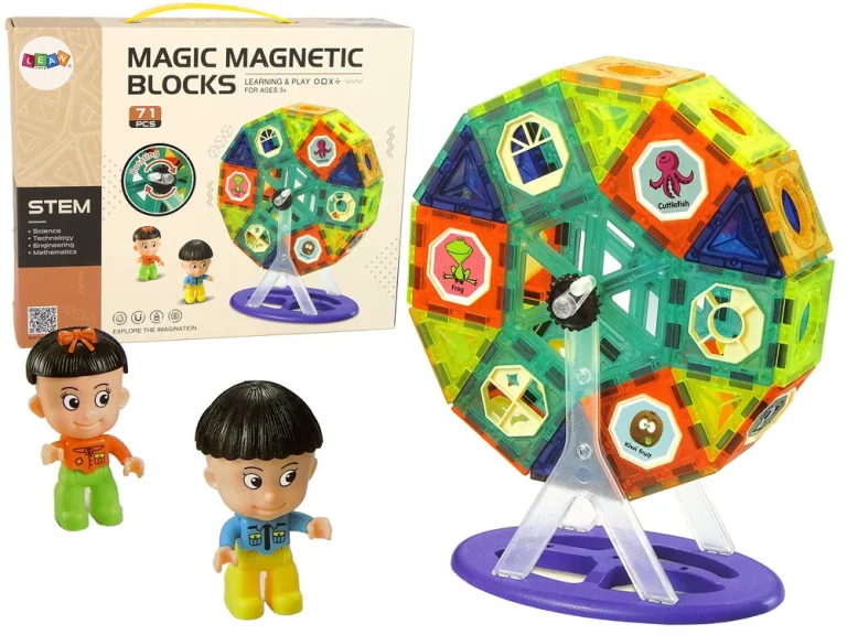 Magnetne Kockice 3d, Vrtuljak Vražjeg Mlina, 71 Komad 1