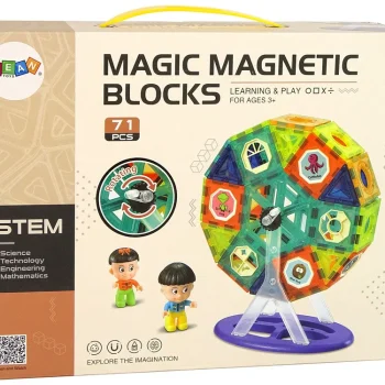 Magnetne Kockice 3d, Vrtuljak Vražjeg Mlina, 71 Komad 4