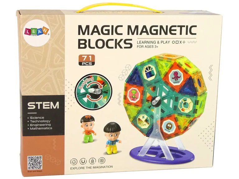 Magnetne Kockice 3d, Vrtuljak Vražjeg Mlina, 71 Komad 4