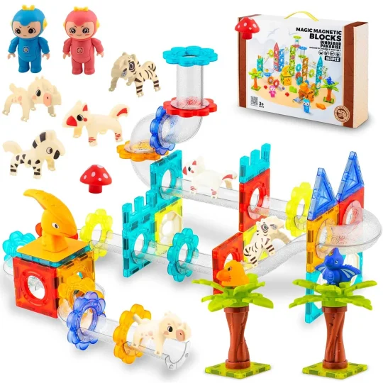 Magnetni Blokovi Dinosauri S Toboganom Rk 764 Ricokids 1