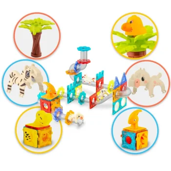 Magnetni Blokovi Dinosauri S Toboganom Rk 764 Ricokids 4