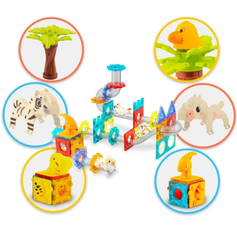Magnetni Blokovi Dinosauri S Toboganom Rk 764 Ricokids 4