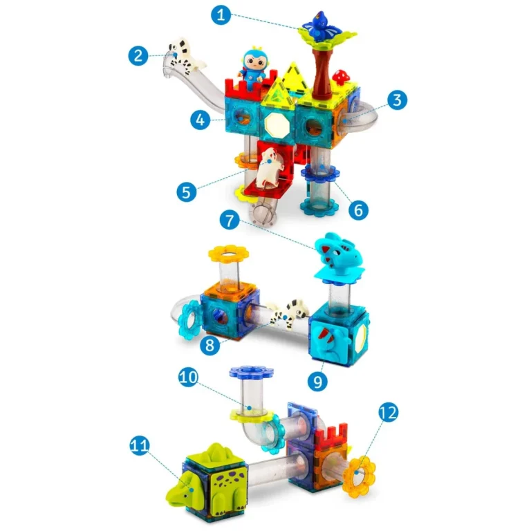 Magnetni Blokovi Raj Dinosaura Rk 757 Ricokids 9