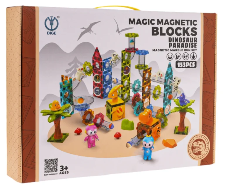 Magnetni Blokovi S Kuglicama Za Zoološki Vrt, Set Od 153 Komada 4