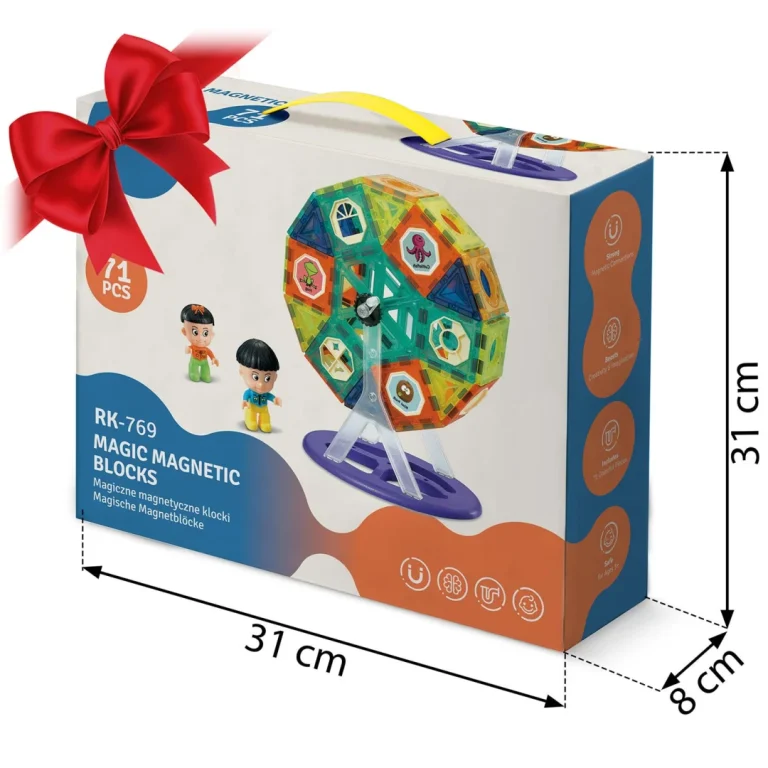 Magnetni Blokovi S Vrtuljkom Rk 769 Ricokids 16
