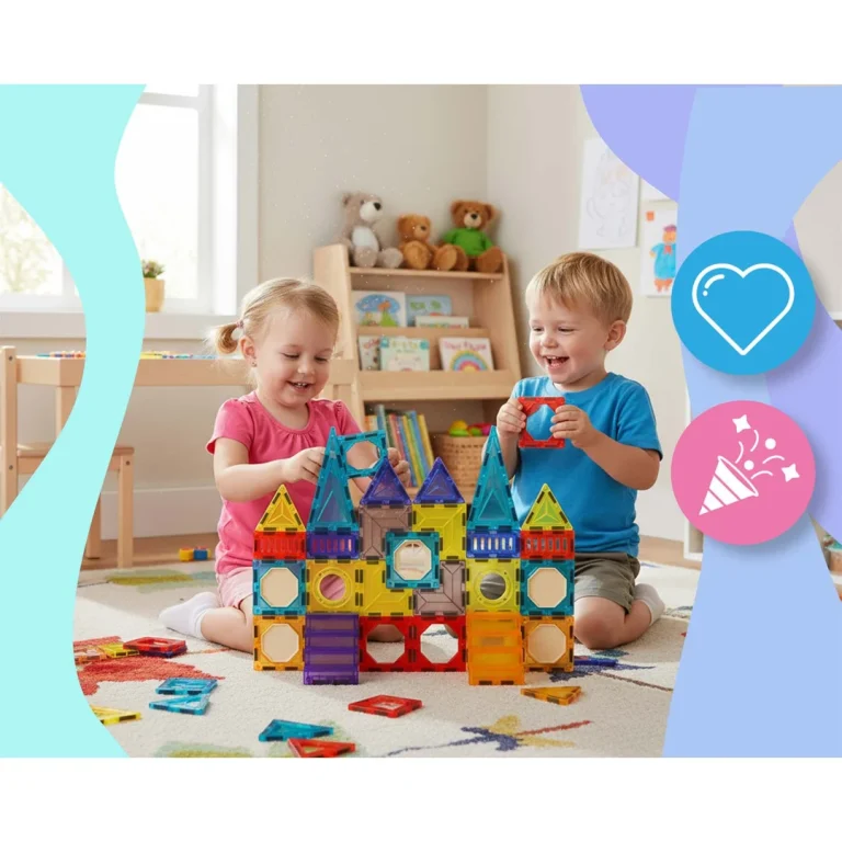 Magnetni Edukativni Građevinski Blokovi 71 Kom Rk 782 Ricokids 11
