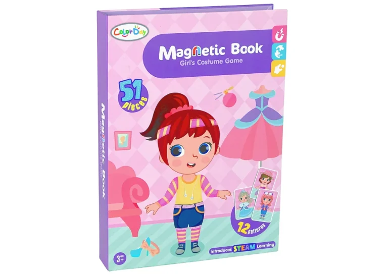 Magnetska Knjiga Slagalica Za Kostime Za Odijevanje 6
