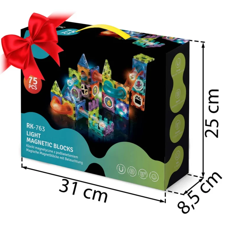 Magnetski Blokovi Sa Svjetlom Rk 763 Ricokids 11
