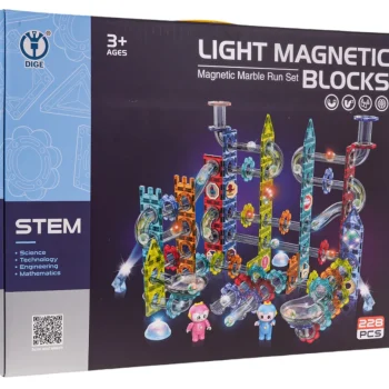 Magnetski Blokovi, Set Svjetlećih Kugli, 228 Komada 17