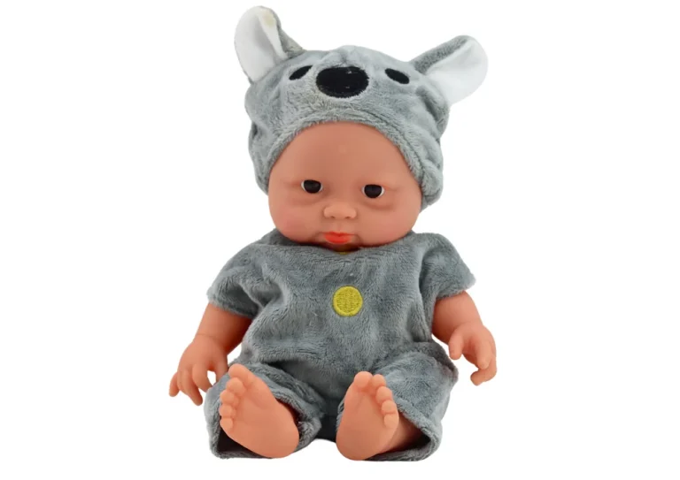 Mala Lutka Beba Siva S šeširom Koala 21 Cm 2