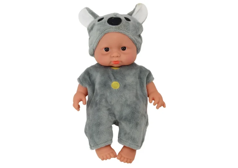 Mala Lutka Beba Siva S šeširom Koala 21 Cm 3