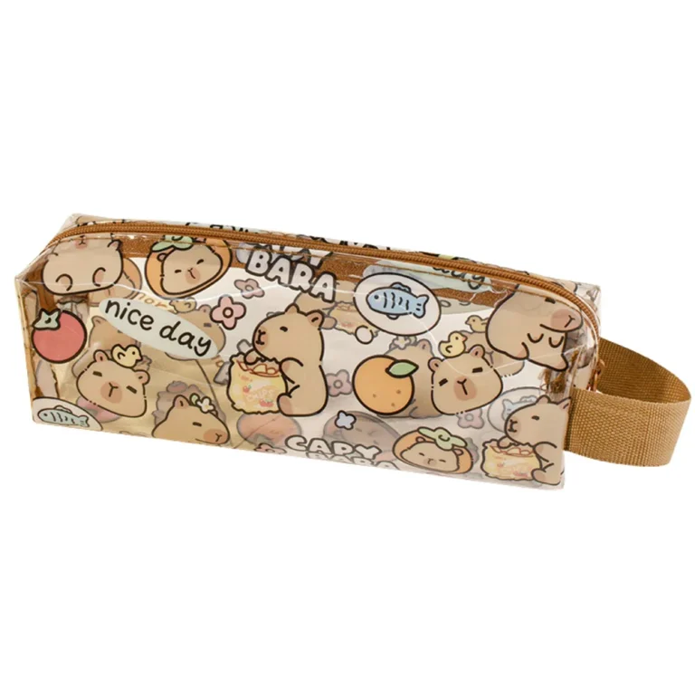 Mala školska Pernica Capybara Prozirna 19 Cm 3