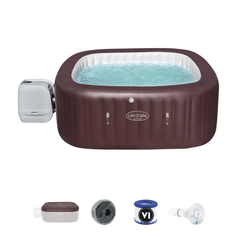 Maldivi Lay Z Spa Hydrojet Pro Vrtna Hidromasažna Kada Bestway 7 Sjedala + Led + Ugrađena Sjedala 1