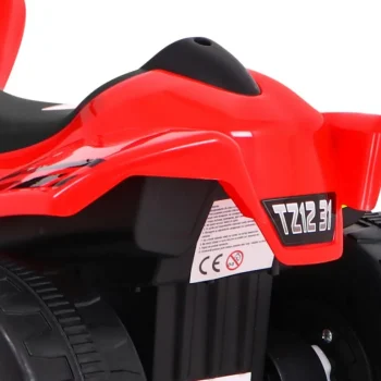 Mali Monster Quad Na Baterije Za Najmlađe Crveni 25w Pogon, Crvena Quad Na Akumulator 11