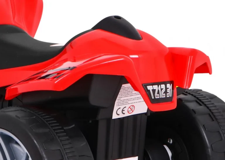 Mali Monster Quad Na Baterije Za Najmlađe Crveni 25w Pogon, Crvena Quad Na Akumulator 11