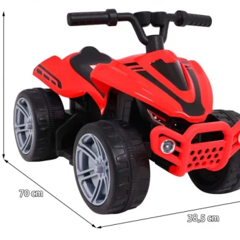 Mali Monster Quad Na Baterije Za Najmlađe Crveni 25w Pogon, Crvena Quad Na Akumulator 2