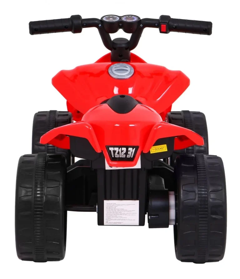 Mali Monster Quad Na Baterije Za Najmlađe Crveni 25w Pogon, Crvena Quad Na Akumulator 6