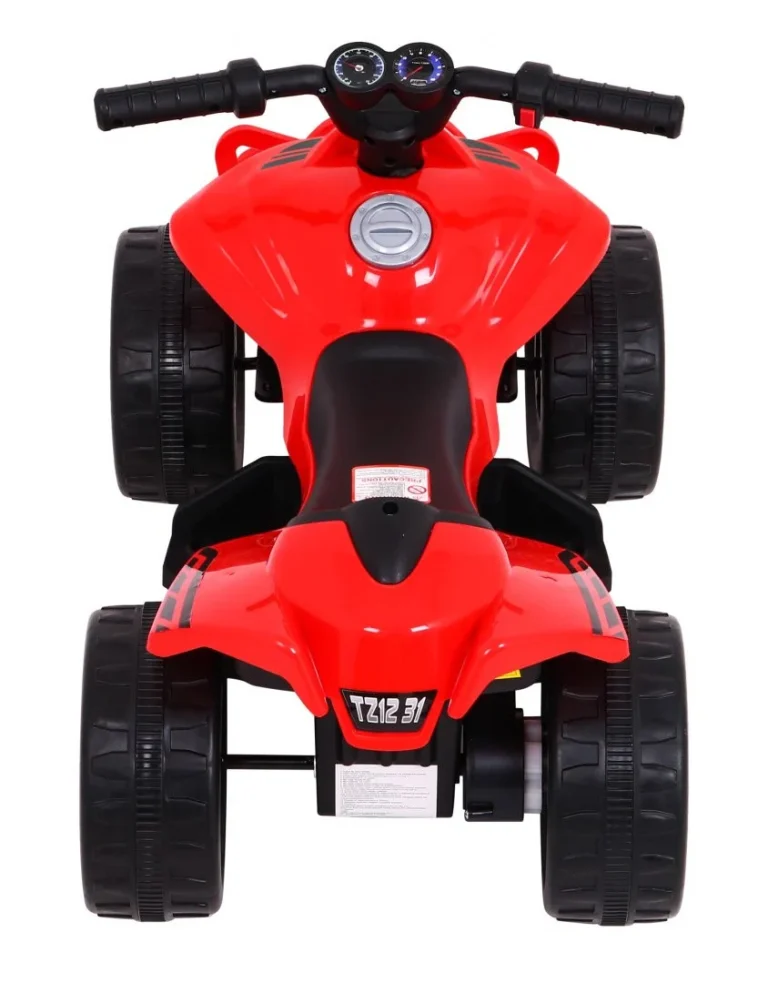 Mali Monster Quad Na Baterije Za Najmlađe Crveni 25w Pogon, Crvena Quad Na Akumulator 7