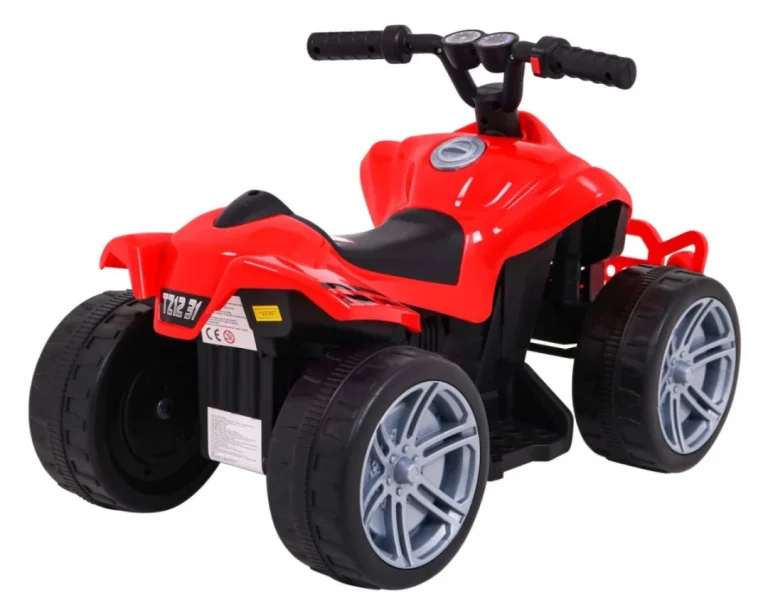 Mali Monster Quad Na Baterije Za Najmlađe Crveni 25w Pogon, Crvena Quad Na Akumulator 8