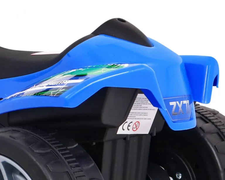 Mali Monster Quad Na Baterije Za Najmlađe, Plavi Pogon Od 25 W, Plava Quad Na Akumulator 11
