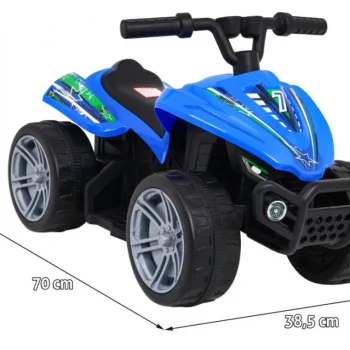 Mali Monster Quad Na Baterije Za Najmlađe, Plavi Pogon Od 25 W, Plava Quad Na Akumulator 2