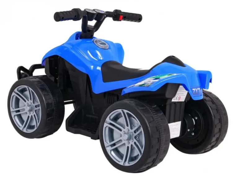 Mali Monster Quad Na Baterije Za Najmlađe, Plavi Pogon Od 25 W, Plava Quad Na Akumulator 5
