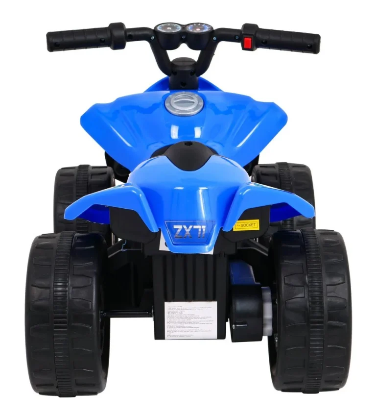Mali Monster Quad Na Baterije Za Najmlađe, Plavi Pogon Od 25 W, Plava Quad Na Akumulator 6