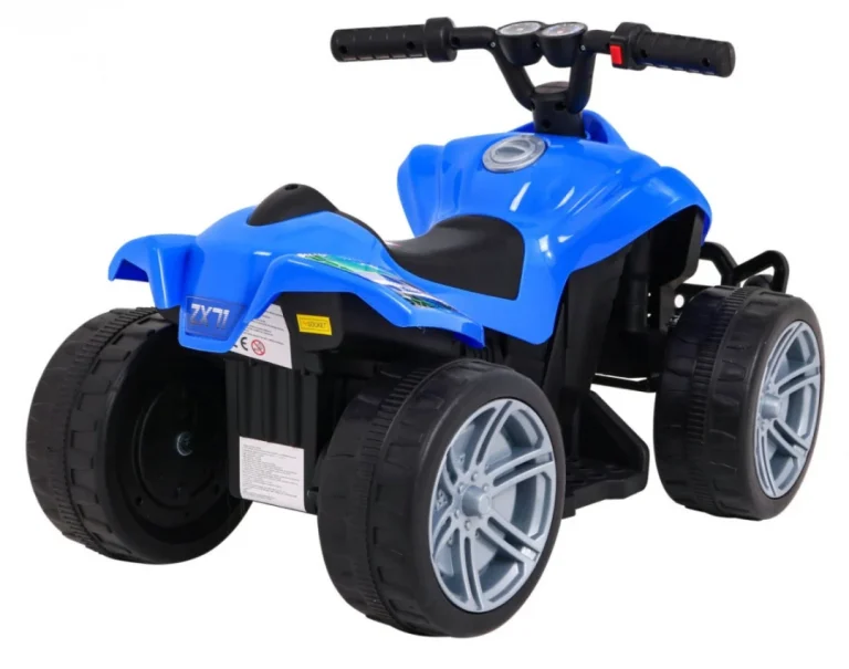Mali Monster Quad Na Baterije Za Najmlađe, Plavi Pogon Od 25 W, Plava Quad Na Akumulator 8