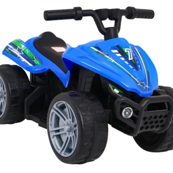 Mali Monster Quad Na Baterije Za Najmlađe, Plavi Pogon Od 25 W, Plava Quad Na Akumulator 9